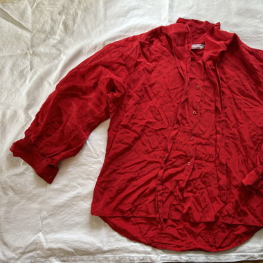 Retro Bluse Seide