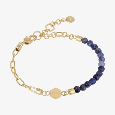 Lila-Perlenarmband