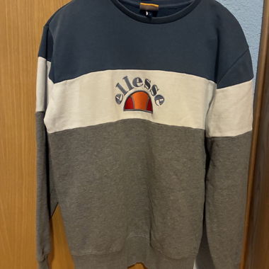 Ellesse Sweatshirt Colourblock Grau/Blau S