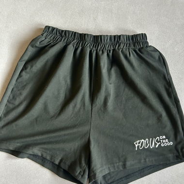 Black sports shorts