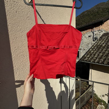 cotton corset top