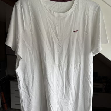 T-shirt Bianco con Logo L