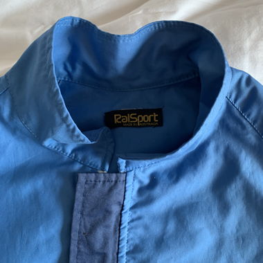 blue streetware windbreaker