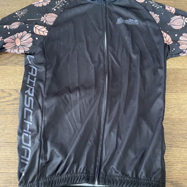 Maillot de vélo à motif fleuri