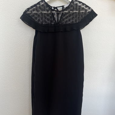 Abito nero in pizzo Sandro