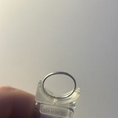 Feiner Ring aus 925er Silber – Grösse 54