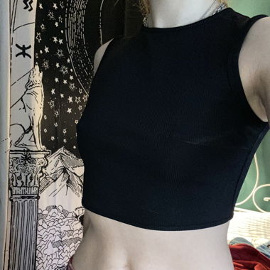 schwarzer Top