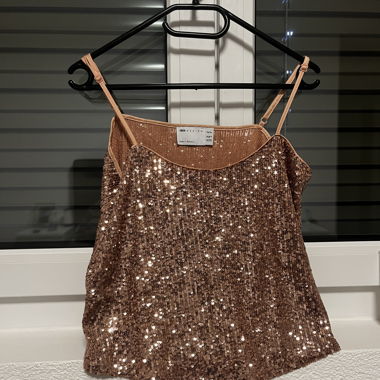 Glitzernde Bluse 