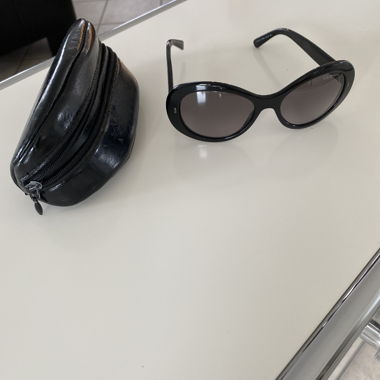 Black sunglasses with case