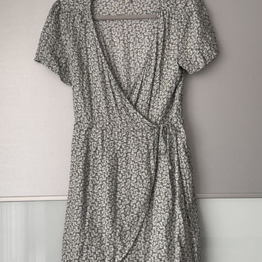 Floral wrap dress