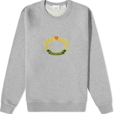 BURBERRY ADDISCOMBE LAUREL SWEATSHIRT - GRAU