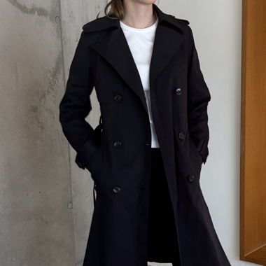 BOSS Trenchcoat dark blue