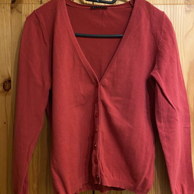 Sisley Red Cardigan