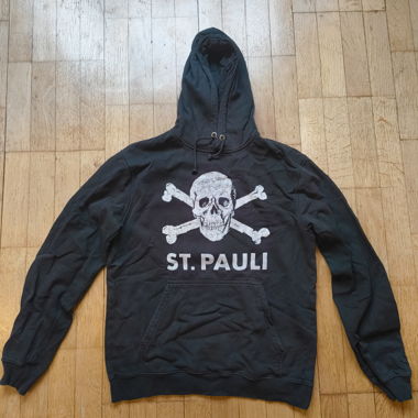 St. Pauli Hoodie schwarz