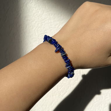 Bracelet en lapis-lazuli