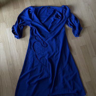 Robe portefeuille bleue