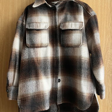 Camicia di lana a quadri