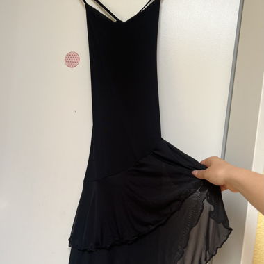 Abito maxi lungo nero