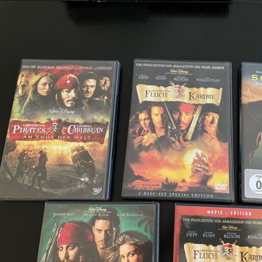 5 DVDs von Walt Disney 