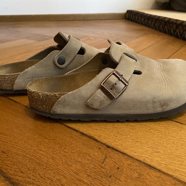 Birkenstock Sabots beige 