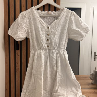White mini dress