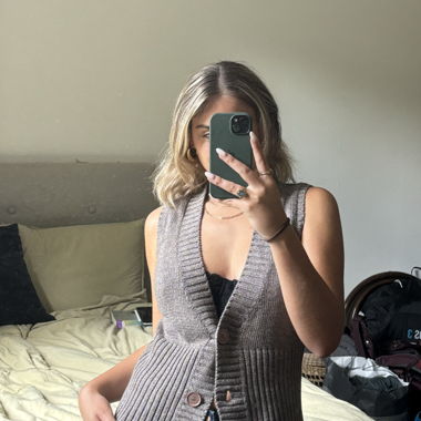 cute knitted vest