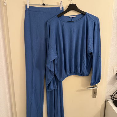 Ensemble Zara bleu à deux pièces
