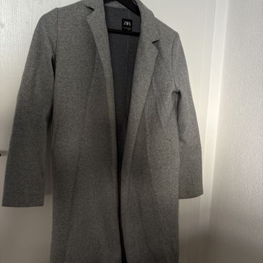 Cappotto grigio chiaro Zara donna