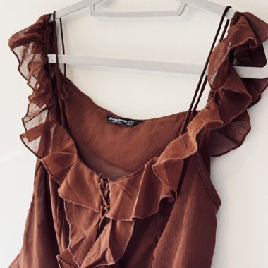Stradivarius Ruffle Top