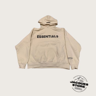 Fear of God Essentials Hoodie (Cream)
