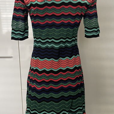 Robe en maille MISSONI avec motif ondulé