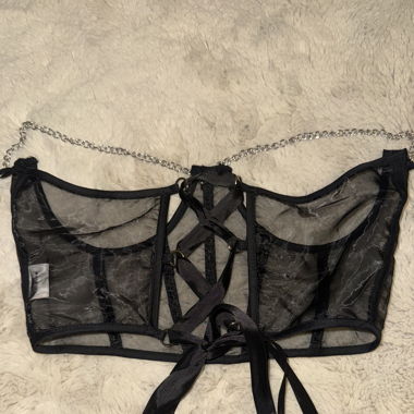 Corset transparent