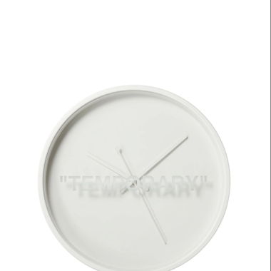 Horloge Temporary Ikea X Virgil Abloh
