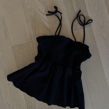 H&M Divided Schwarzes Top Grösse L