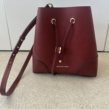 Michael Kors Burgundy Pouch