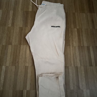 9N1M SENSE beige sweatpants S
