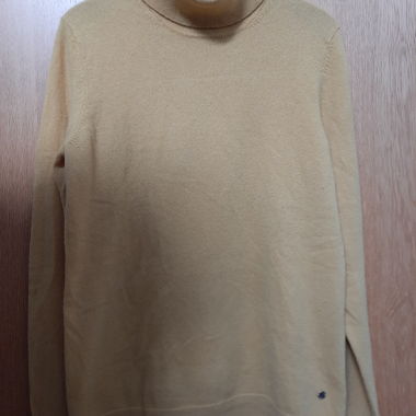 Maglione Cashmere Tg. L, Senape