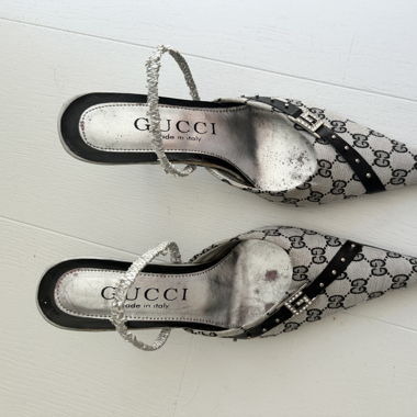 decolleté vintage Gucci con tacco basso