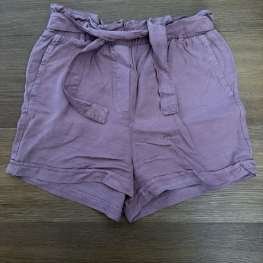Pantaloncini Rosa/Lilla con vita con fiocco
