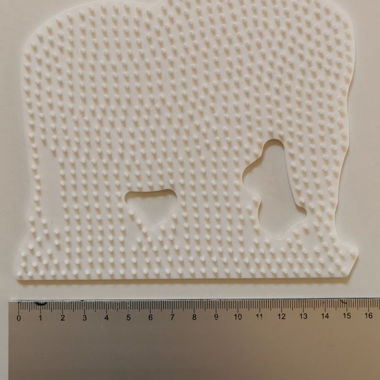 Elephant Iron-On Bead Template – Top Condition