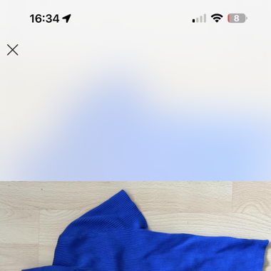 Blue Crop top 
