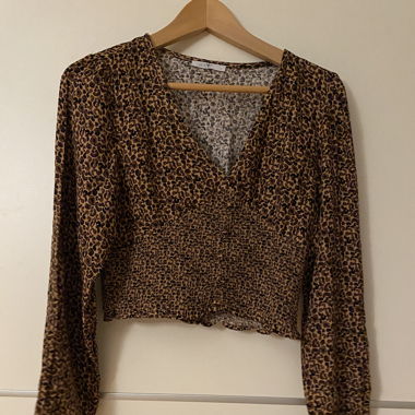Bluse getiegert 