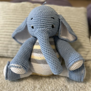 Amigurumi elephant