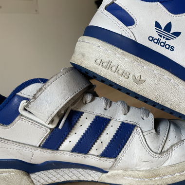 blue adidas forum low 