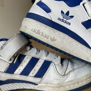 blue adidas forum low 