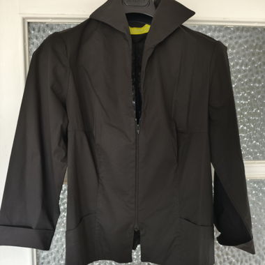 Giacca/Blusa estiva nera con cerniera