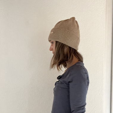 Mütze/Beanie braun