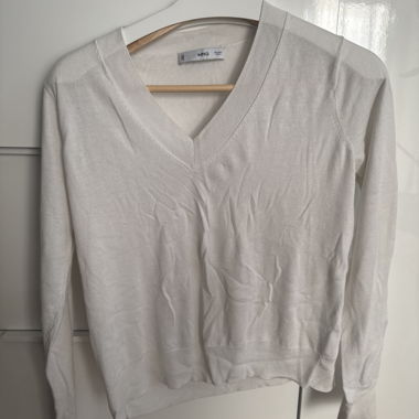 Mango V-Neck Knit Sweater