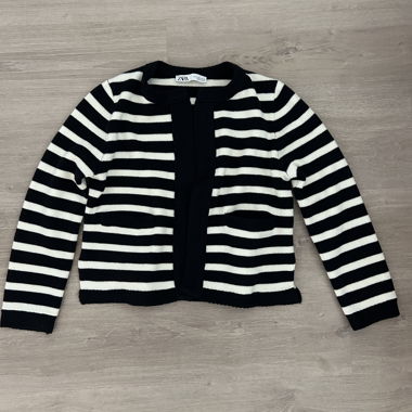 Zara Gestreifter Cardigan