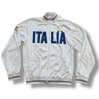 Italia white track jacket